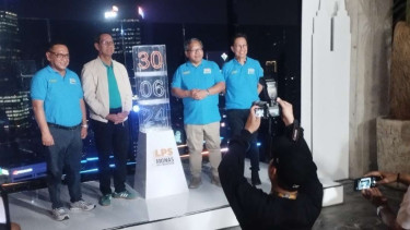 Konferensi pers LPS Monas Half Marathon 2024