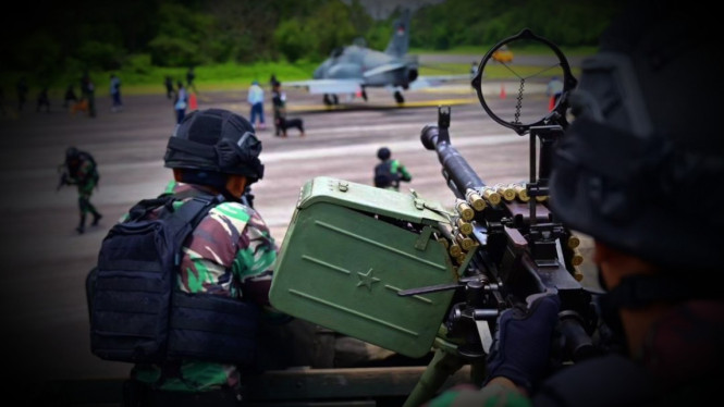 VIVA Militer: Pesawat asing dipaksa turun jet tempur TNI 