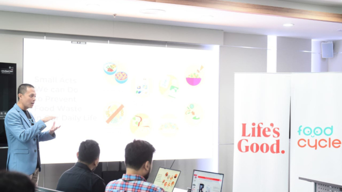 Pendiri FoodCycle Indonesia Herman Andryanto.