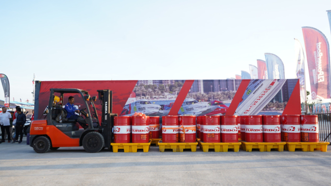 Pertamina Patra Niaga mendukung kebutuhan energi F1 Power Boat