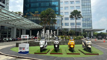 Peluncuran TVS Callisto 125 di Jawa Timur
