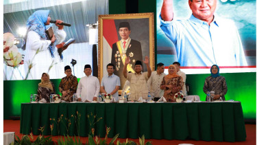 acara Silaturahmi Kebangsaan Bersama Prabowo Subianto di Padepokan Garuda Yaksa