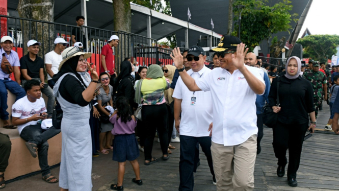 Pj Gubernur Sumut, Hassanudin tinjau venue F1 Powerboat 2024