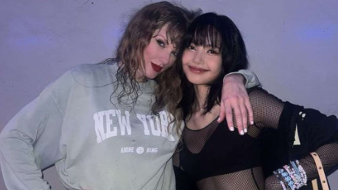 Taylor Swift dan Lisa BLACKPINK