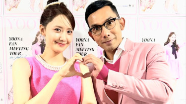 Yoona SNSD dan Indra Herlambang.