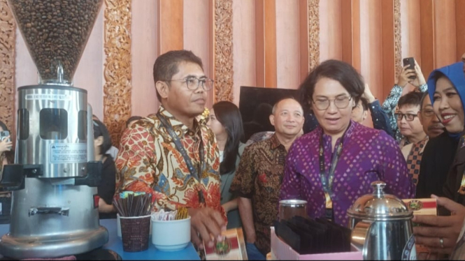 Sekjen Kementerian Perindustrian Eko S.A Cahyanto dalam acara Business Matching di Bali