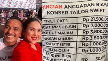 Suami temani istri nonton konser