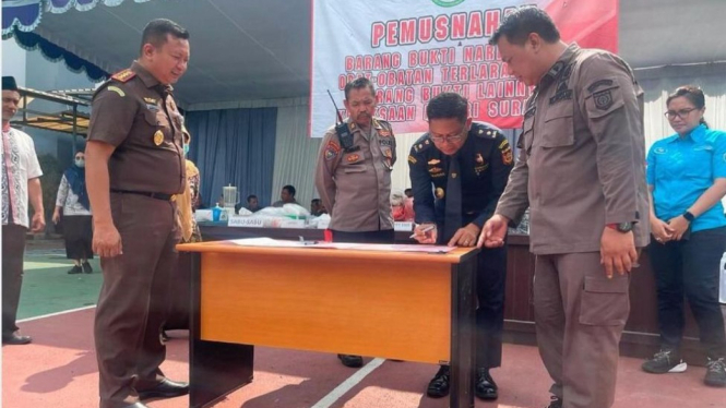 Bea Cukai musnahkan narkotika