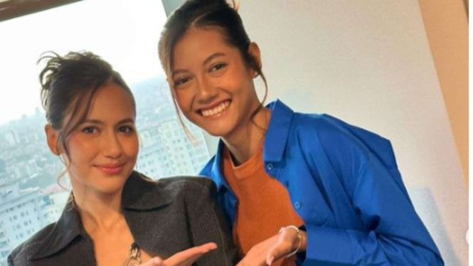 Pevita Pearce dan Klaudia Kristi