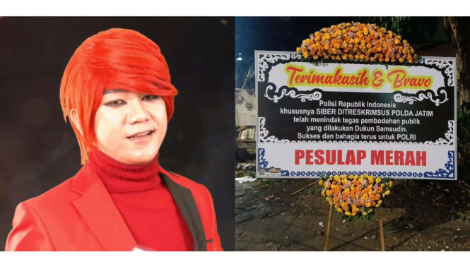 Pesulap Merah kirim karangan bunga usai Gus Samsudin ditangkap polisi
