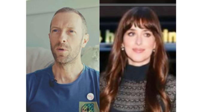 Chris Martin dan Dakota Johnson
