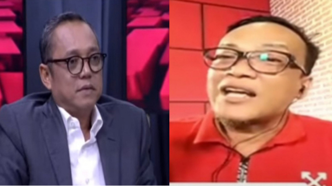 Politikus PDIP Deddy Sitorus dan Politikus Partai Gerindra Immanuel Ebenezer