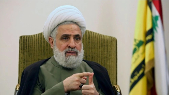 Wasekjen Hizbullah Naim Qassem (Doc: The Cradle)