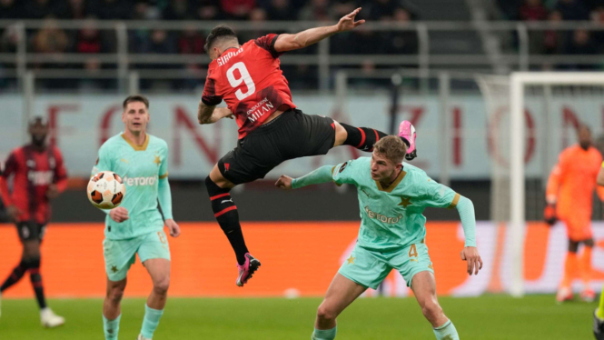 Duel AC Milan vs Slavia Prague