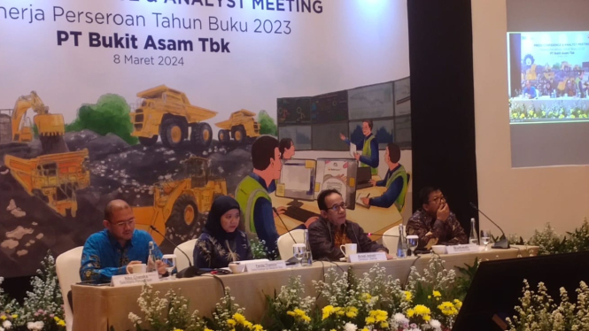 Konferensi Pers Kinerja Perseroan Tahun Buku 2023 PT Bukit Asam Tbk 