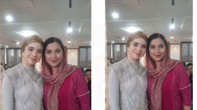 Ayu Azhari dan putrinya, Isabella Tramp