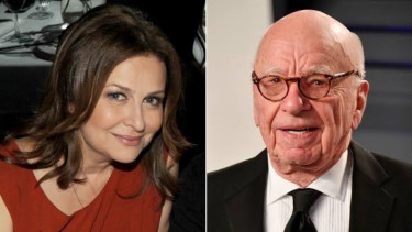Taipan media Rupert Murdoch dan tunangannya  Elena Zhukova