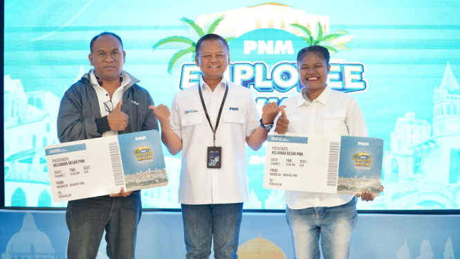 PNM memberikan apresiasi kepada karyawan berprestasi