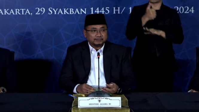 Menteri Agama RI, Yaqut Cholil Qoumas.