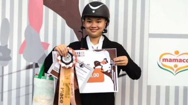 Brandon Toa, atlet muda berkuda berprestasi.