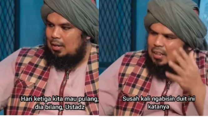 Ustaz Derry Ungkap Cerita Putras Siregas Pusing Habiskan Uang 1 M dalam 3 Hari
