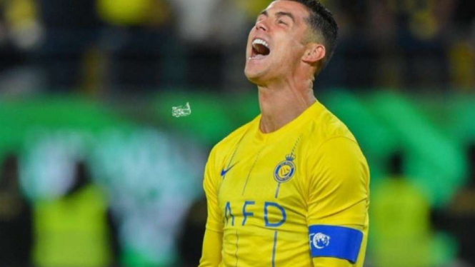 Pemain Al Nassr Cristiano Ronaldo