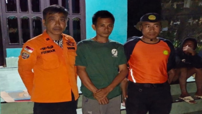 Korban ditemukan dalam kondisi selamat setelah sempat dinyatakan hilang.