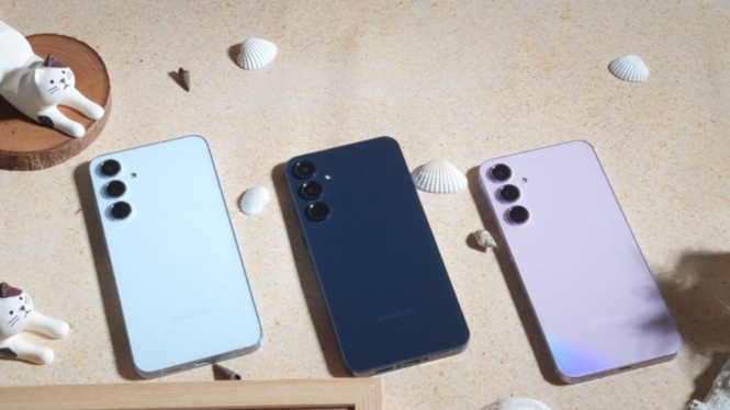Samsung Galaxy A35 5G dan A55 5G.