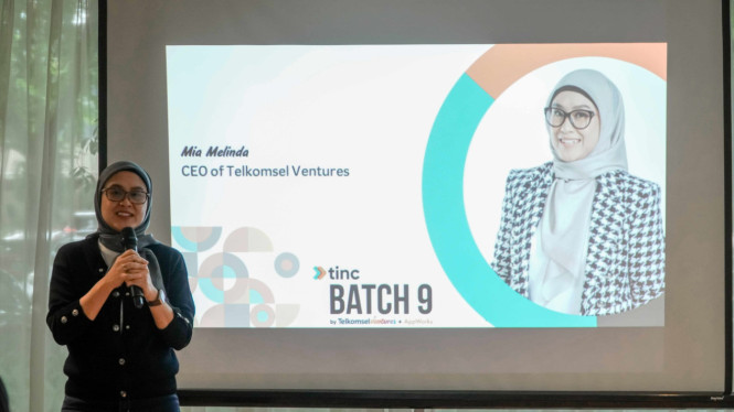 Kepala Eksekutif Telkomsel Ventures Mia Melinda.