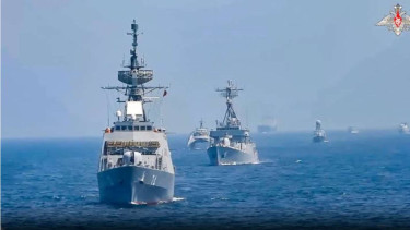 Latihan gabungan Rusia, China dan Iran