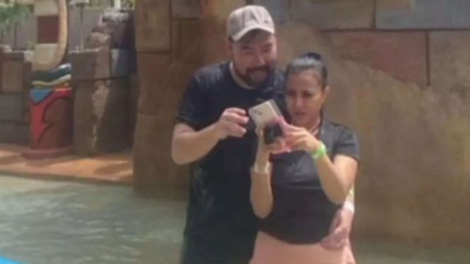Foto mesra Aden Wong dan Tisya Erni beredar di media sosial