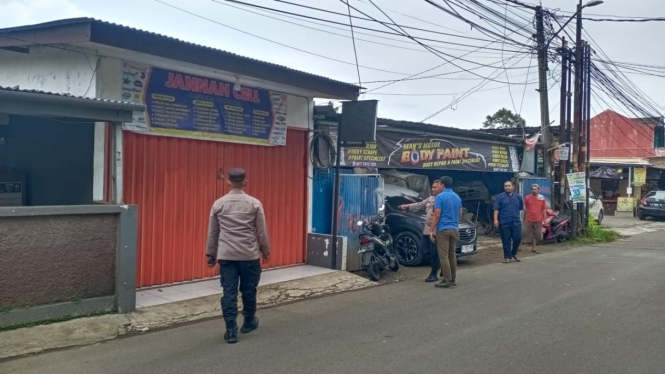 Lokasi pencurian handphone dan uang tunai di Tangsel, dengan modus pura-pura lumpuh