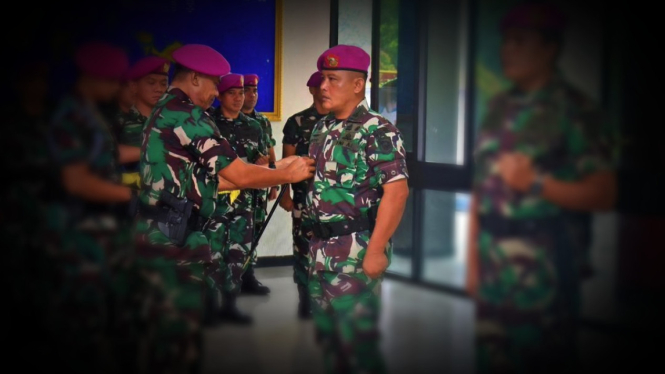 VIVA Militer: Letkol Mar Steven Mario serahkan jabatan Wadan Brigif 2 Mar