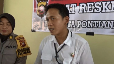 Kasat Reskrim Polresta Pontianak Kompol Antonius Trias Kuncorojati