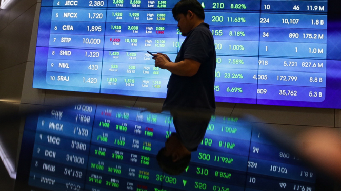 Indeks Harga Saham Gabungan (IHSG) (foto ilustrasi)