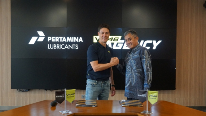 Kerja sama Pertamina Lubricants dengan VR46 Agency