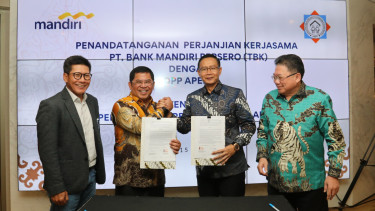 Penandatanganan Perjanjian Kerjasama Bank Mandiri dengan APERSI