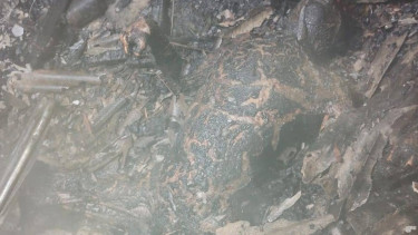Kondisi kebakaran di salah satu rumah kawasan Ciputat Timur, Kota Tangerang Selatan