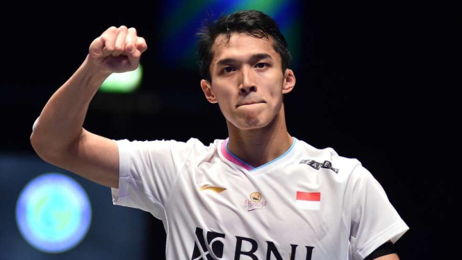 Tunggal putra Indonesia Jonatan Christie