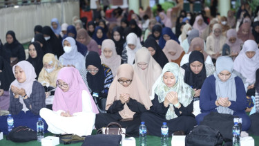Doa bersama untuk Palestina.