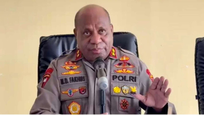 Kapolda Papua Irjen Pol Mathius D Fakhiri 