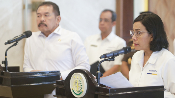 Jaksa Agung ST Burhanuddin Bertemu Menkeu Sri Mulyani