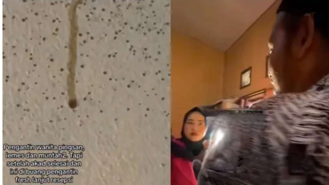 Viral Kamar Pengantin Keluar Cairan Mirip Darah