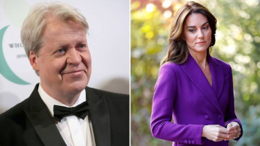 Kakak Puteri Diana Earl Charles Spencer dan Kate Middleton