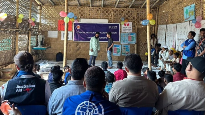 Polda Aceh Cari Data Rohingya ke camp pengungsian Rohingya di Bangladesh. (Foto. Dok Polda Aceh)