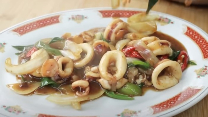 Cumi saus tiram