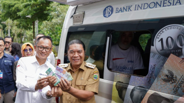 Launching Penukaran Uang Tunai di Kantor Perwakilan BI Banten. (Dokumentasi BI Banten).