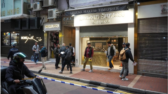 Lokasi Perampokan Jam Tangan (Doc: SCMP)