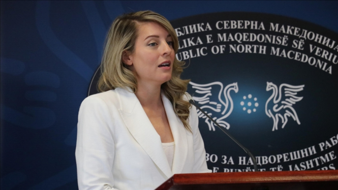 Menlu Kanada Melanie Joly (Doc: Anadolu Ajansi) 