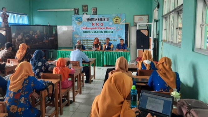 Sejumlah guru memanfaatkan Platform Merdeka Mengajar (sumber: radartasik.id)